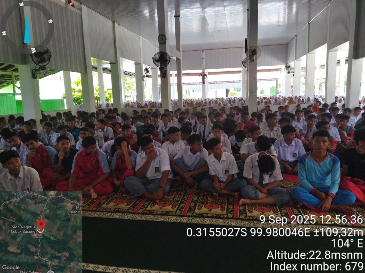 SMKN 1 Lubuk Basung Gelar Peringatan Maulid Nabi Muhammad SAW 1447 H dengan Khidmat